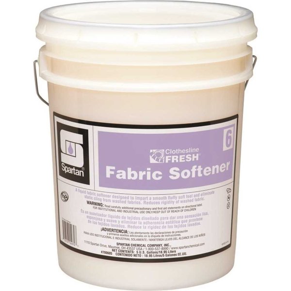 Spartan Chemical Clothesline Fresh 5 Gallon Fabric Softener 700605